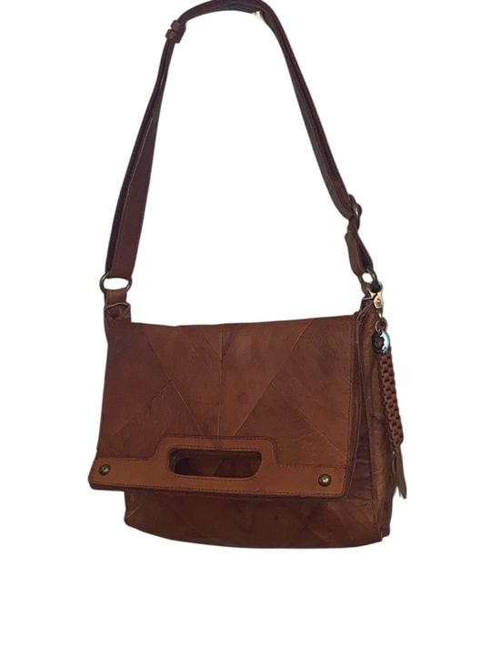 Lucky Brand Handbags - Lucky Brand Brown slouchy Foldover messenger bag italion leather  boho 70s purse